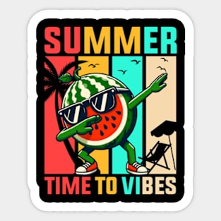 Summer Times Vibes Walermelon Sticker